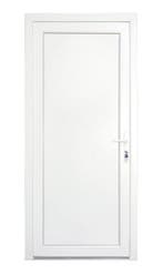 Deur wit vol paneel basic plus  b98 x h204 cm L, Doe-het-zelf en Bouw, 80 tot 100 cm, Nieuw, Ophalen of Verzenden, Buitendeur