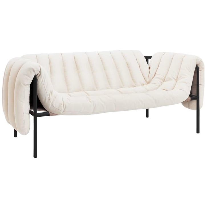 HEM Puffy Sofa Disco Coex 5 / Antraciet - 2-Zitszetel -, Huis en Inrichting, Zetels | Zetels, Minder dan 150 cm, 150 cm of meer