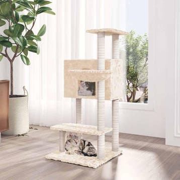 vidaXL Kattenmeubel met sisal krabpalen 108,5 cm, Verzenden