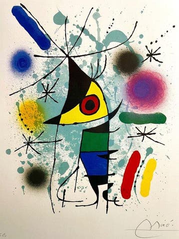Joan Miró (after) - Litographie I (1972)
