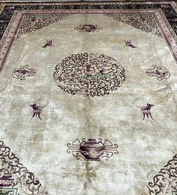 China - Vloerkleed - 365 cm - 275 cm - Top & Luxe Zijde op, Nieuw