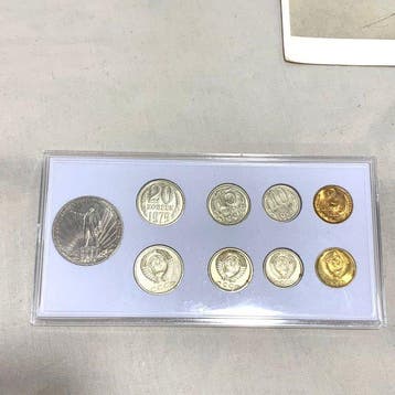 wereld, Wereld. Collection of coins and more incl.