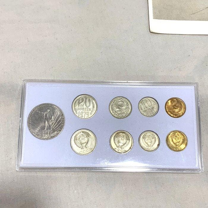 wereld, Wereld. Collection of coins and more incl., Postzegels en Munten, Munten | Europa | Niet-Euromunten