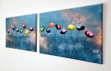 Yannick Leniger - Dream Garden (XL Diptychon)