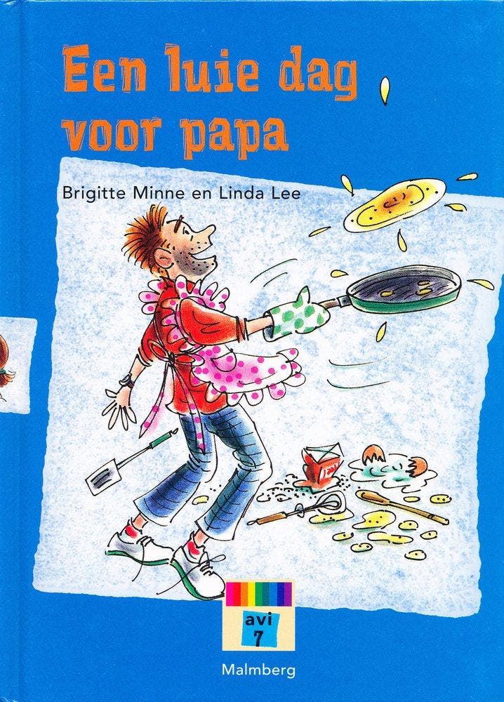 Leeskist vierkant leesboekje Een luie dag voor papa, Boeken, Schoolboeken, Verzenden