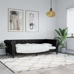 vidaXL Slaapbank 80x200 cm kunstleer zwart, Huis en Inrichting, Verzenden, Nieuw