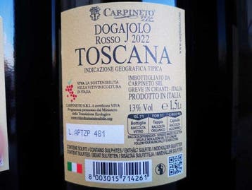 2022 Dogajolo - Super Tuscans - 3 Magnums (1.5L), Nieuw