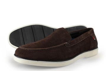 Memphis One Loafers in maat 44 Bruin, Kleding | Heren, Loafers, Bruin, Verzenden, Zo goed als nieuw
