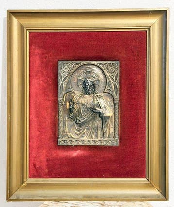 Decoratief ornament - Heilig Hart - 53 x 64 cm - Icoon in