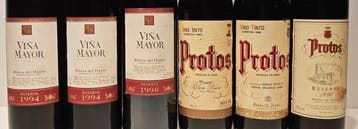 1994 Viña Mayor (x3) & 1983, 1986, 1990 Protos - Ribera del, Nieuw