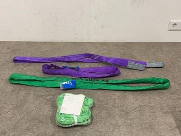 Veiling - Span-en/hijsbanden set 4-delig, Nieuw