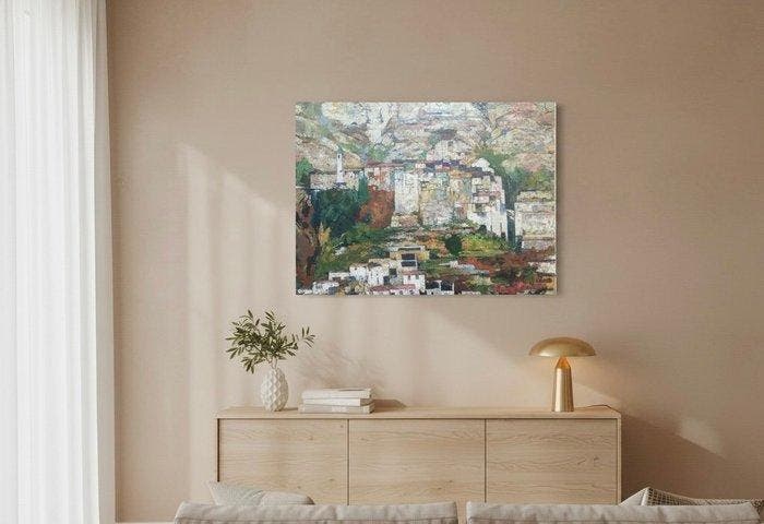 École néerlandaise (XX) - Touet sur Var, Antiek en Kunst, Kunst | Schilderijen | Klassiek