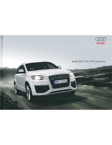 2009 AUDI Q7 HARDCOVER BROCHURE DUITS, Nieuw