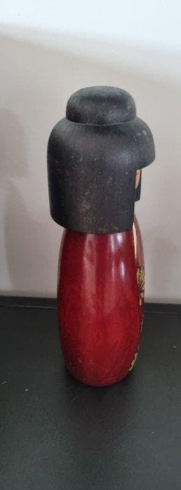 Zeldzame Vintage kokeshi van Shden - Hout - anders - Japan