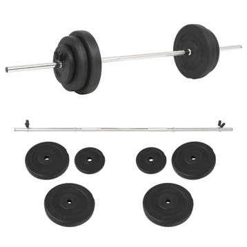vidaXL Halterset 30 kg, Verzenden, Nieuw