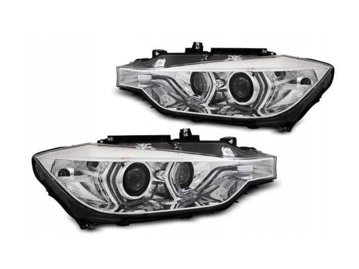 Angel Eyes LED DRL koplampen Chrome geschikt voor BMW, Autos : Pièces & Accessoires, Éclairage, Envoi