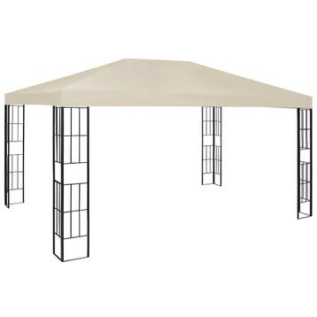 vidaXL Prieel 3x4 m crème, Tuin en Terras, Verzenden, Nieuw
