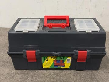 Veiling - 3x Port-Bag gereedschapskoffer met organizers 48x2