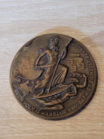 Nederland - Penning bevrijding / liberation 1945 Zeldzame
