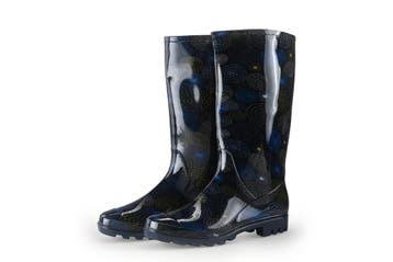 Xq Footwear Regenlaarzen in maat 39 Zwart, Verzenden, Regenlaarzen