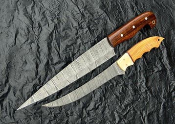 Keukenmes - Japanse stijl. Handgemaakte keukenmes, filet