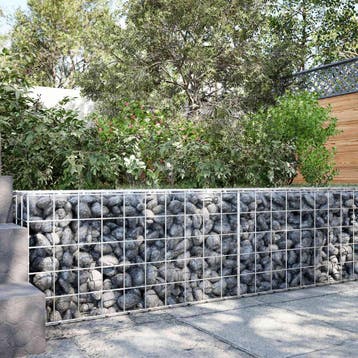 vidaXL Gabion met 5 mm Draad en 10x10 cm Gaas 50x30x50 cm, Tuin en Terras, Verzenden, Nieuw