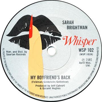 Sarah Brightman - My Boyfriends Back, Verzenden, Gebruikt