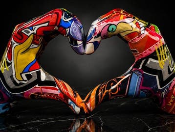 Oliver Klapp (XX) - Sculpture, Exclusive Urban Pop Art Heart