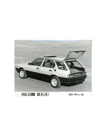 1984 ALFA ROMEO 33 1.5 4X4 PERSFOTO, Ophalen of Verzenden