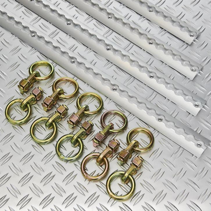 Datona Bindrails (4 stuks) voor bedrijfswagens - 150 cm,, Bricolage & Construction, Bricolage & Rénovation Autre, Enlèvement ou Envoi