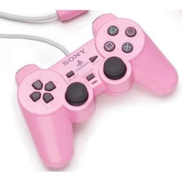 Sony PS2 Controller Dualshock 2 Roze (PS2 Accessoires), Games en Spelcomputers, Ophalen of Verzenden, Zo goed als nieuw