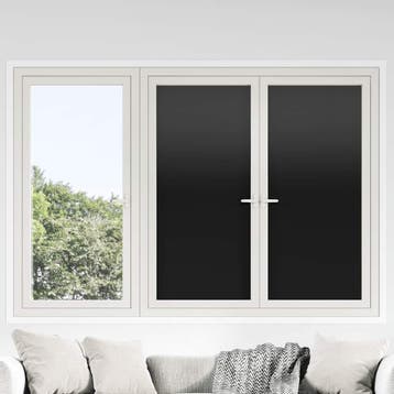 vidaXL Raamfolies 5 st statisch mat PVC zwart, Doe-het-zelf en Bouw, Verzenden, Nieuw