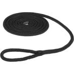 10mm Fenderlijn met Lus 2m Deluxe Polyester Zwart, Ophalen of Verzenden, Nieuw