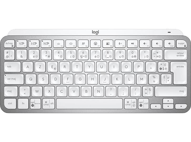 Logitech - Draadloos toetsenbord - Azerty - Pale Grey, Computers en Software, Toetsenborden, Draadloos, Azerty, Nieuw, Verzenden