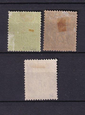 Frankrijk 1878/1890 - Sage - Yvert n°96/98