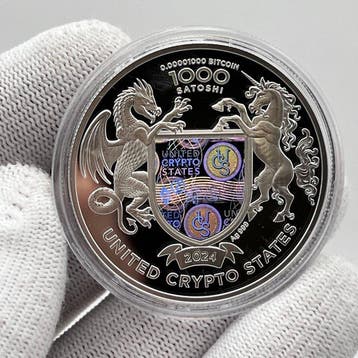 Verenigde Crypto Staten. 2024 – 1000 Satoshi: Indian Head –