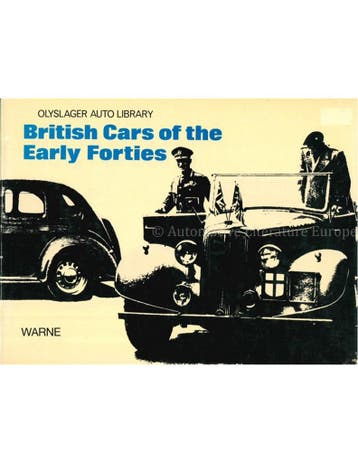 BRITISH CARS OF THE EARLY FORTIES, Nieuw