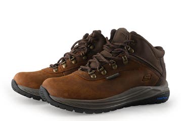 Skechers Sneakers in maat 42 Cognac, Kleding | Heren, Schoenen, Overige kleuren, Verzenden, Zo goed als nieuw, Skechers
