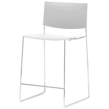 Andreu World Barkruk Sit Bq1209 - Outlet, Huis en Inrichting, Barkrukken, Verzenden, Gebruikt, Metaal, 90 cm of meer