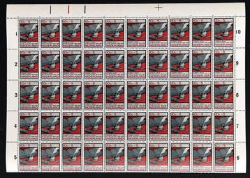 Nederland 1966/1976 - Twaalf uitgiften in halve vellen van, Gestempeld