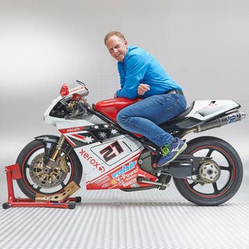 Datona Inrijklem motor - rood + spanband - Datona, Ophalen of Verzenden, Nieuw