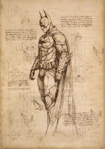 Boriani - 2 x Batman, Da Vinci Series - limited edition