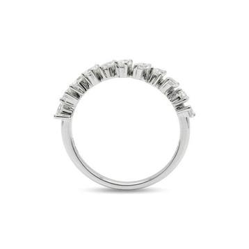 Ring - 18 karaat Witgoud - 0.60ct. tw. Diamant (Natuurlijk), Nieuw