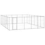 vidaXL Hondenkennel 36,3 m² gegalvaniseerd staal, Verzenden, Nieuw