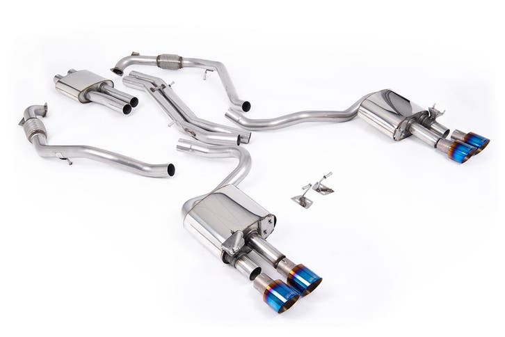 Cat-back uitlaatsysteem | Audi S5 | Milltek Sport Quad 100 m, Autos : Pièces & Accessoires, Systèmes d'échappement, Envoi