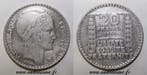 France Frankreich Km 879 20 Francs 1937 Typ Turin, Verzenden, België