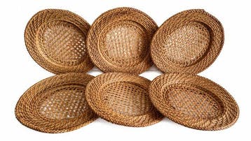 Flamant - Onderbord (6) - Bamboe, canework, wilgentenen,