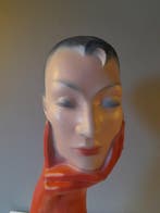 Buste, Dior - 57 cm - Plâtre, Antiquités & Art