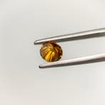 1 pcs Diamant (Natuurlijk gekleurd) - 1.00 ct - Rond - Fancy, Nieuw