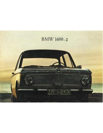1965 BMW 1600-2 BROCHURE NEDERLANDS, Ophalen of Verzenden, Nieuw